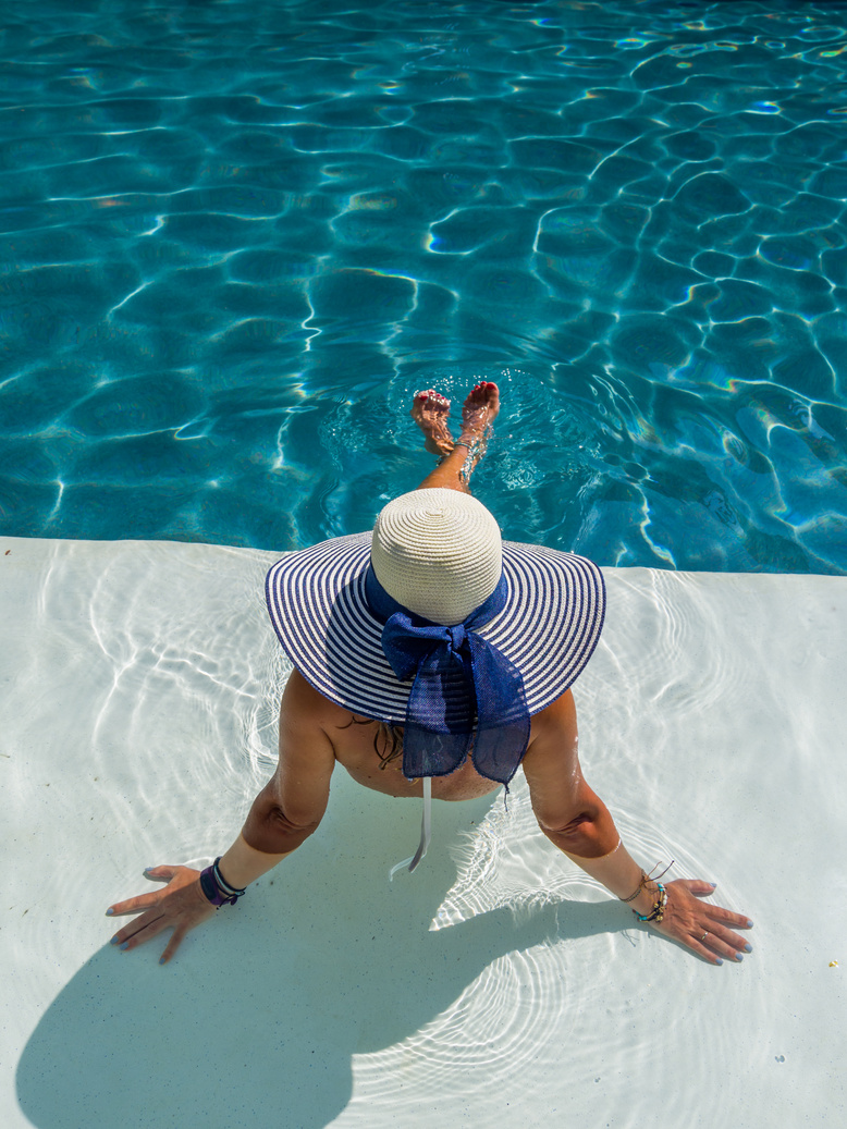 Woman in Swimming Pool